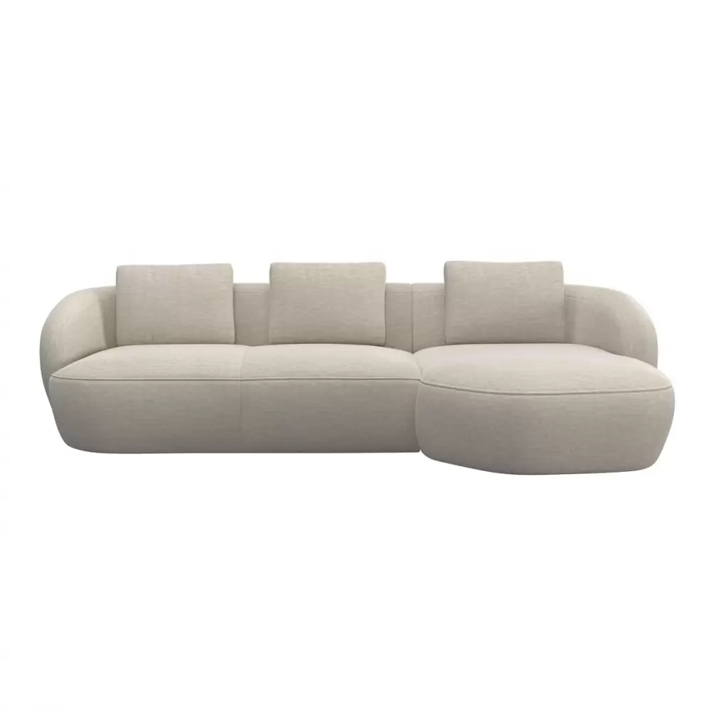 Sofa Camaro 2,5 seat + Chaiselong Divine off-white