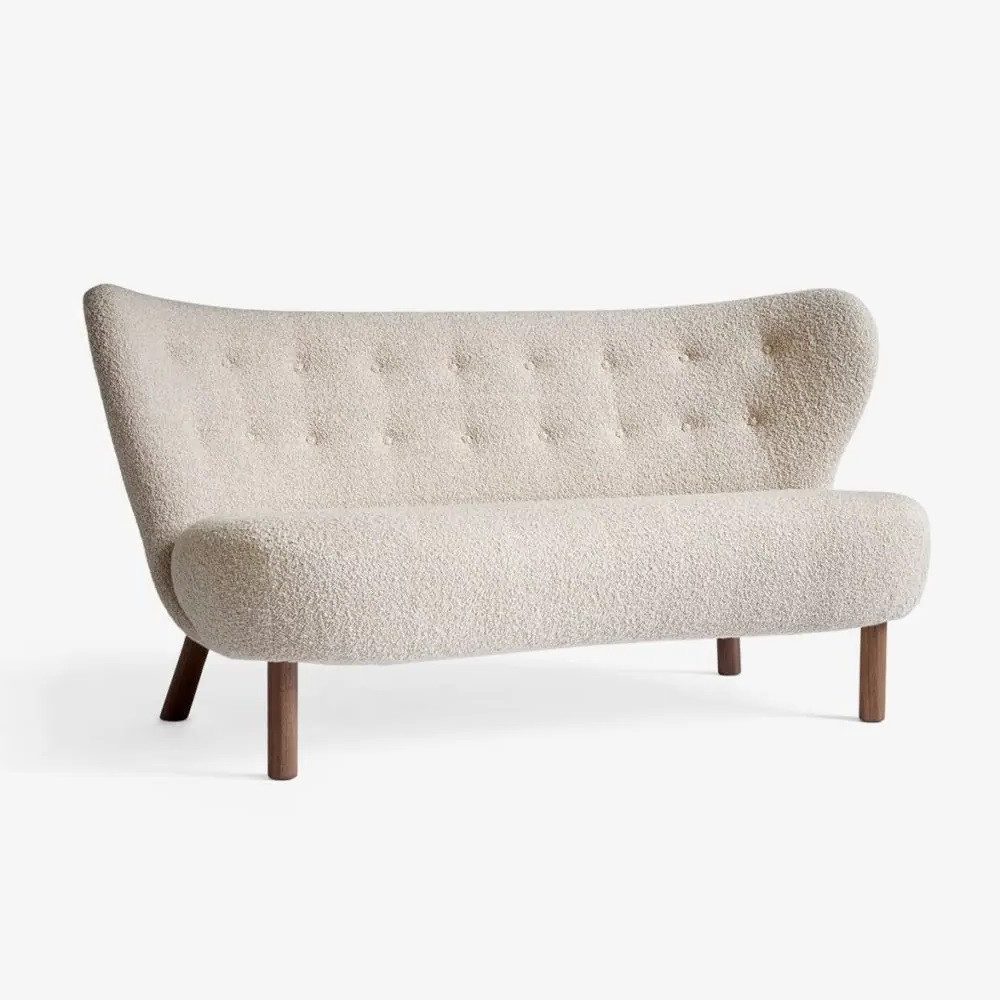 Sofa Little Petra Vb2 Walnut-Karakorum 003 Andtradition