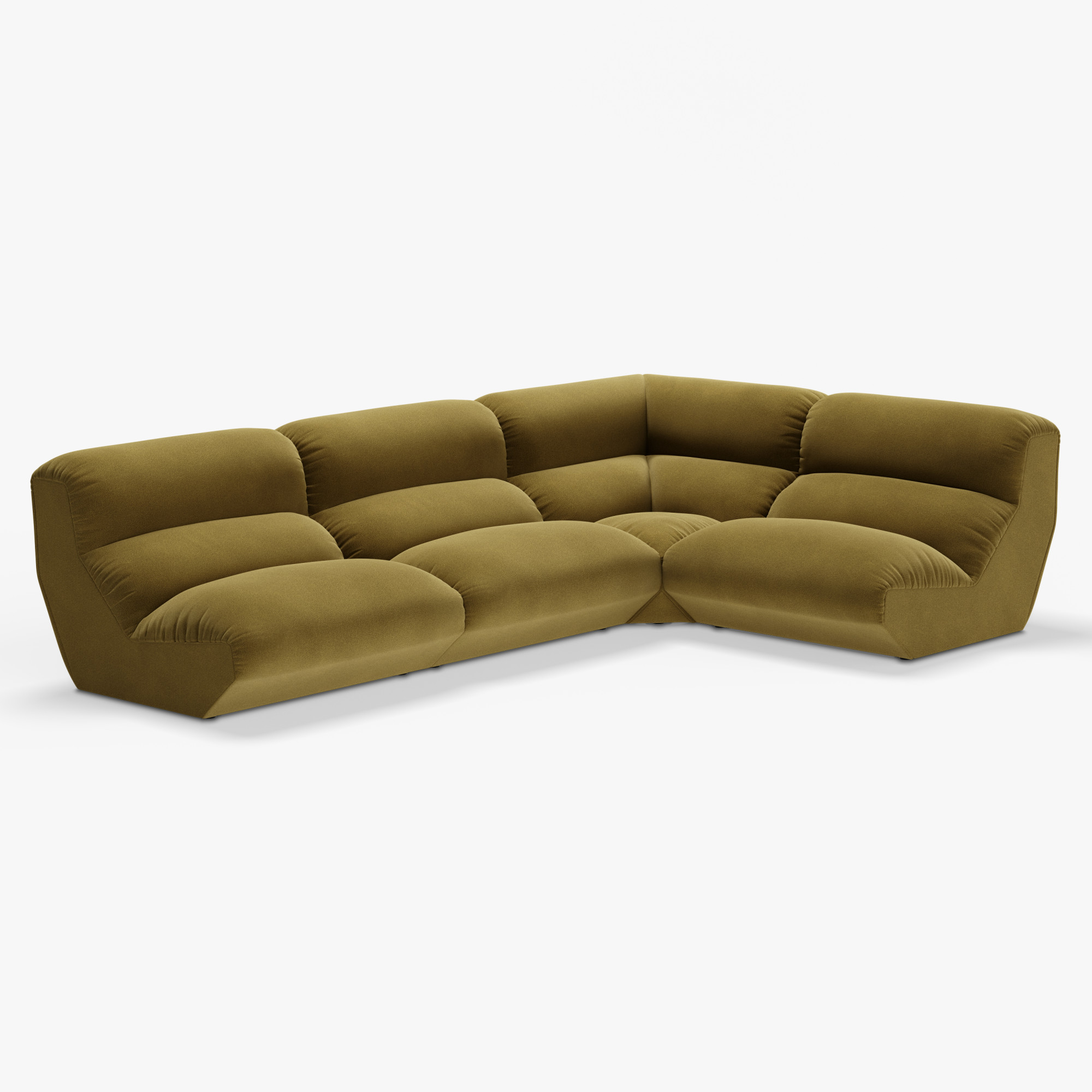 Sofa Narożna Hi Lo Av54 Av55 Zielona Andtradition