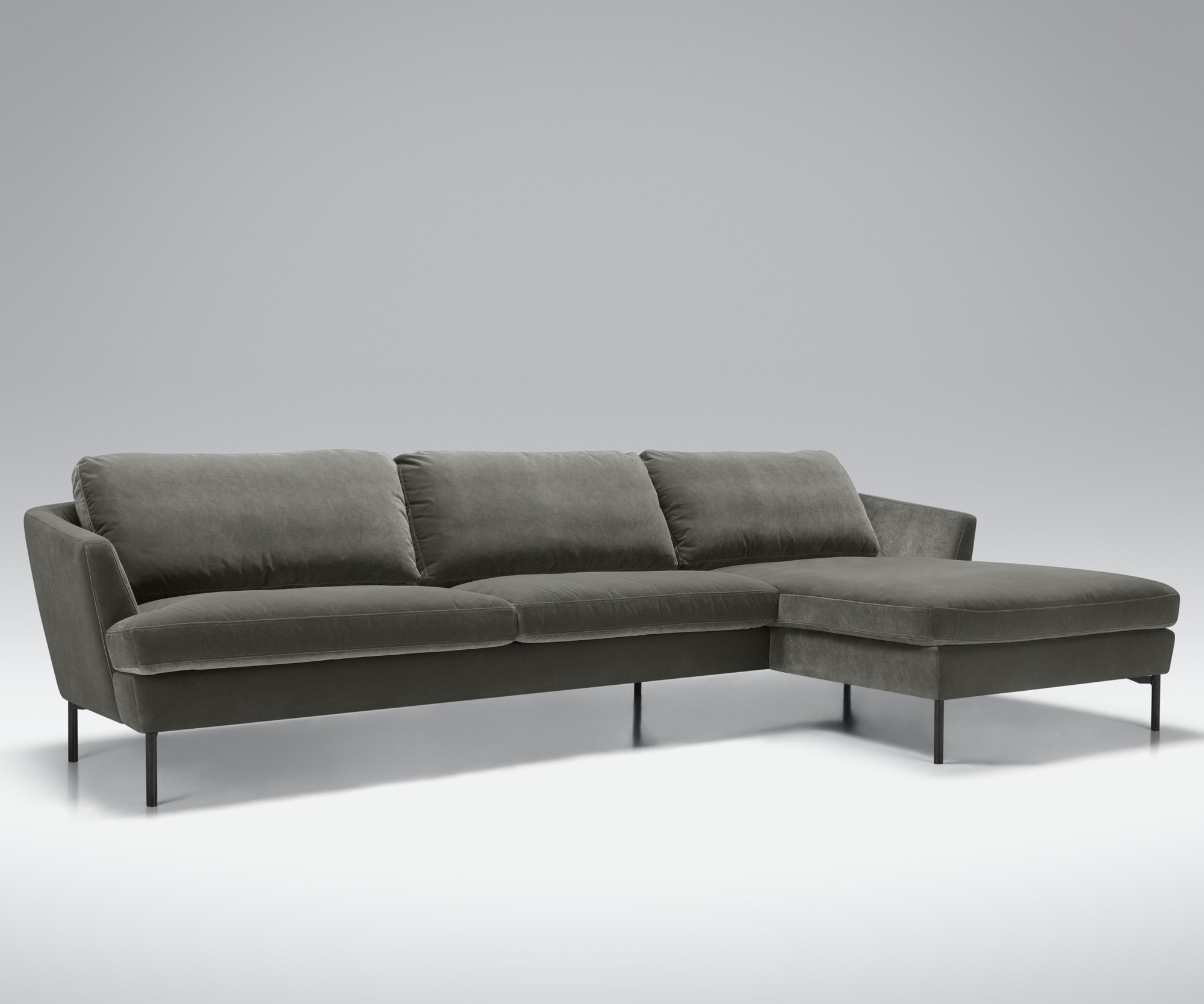 Sofa Timjan Set 2 Szara Sits