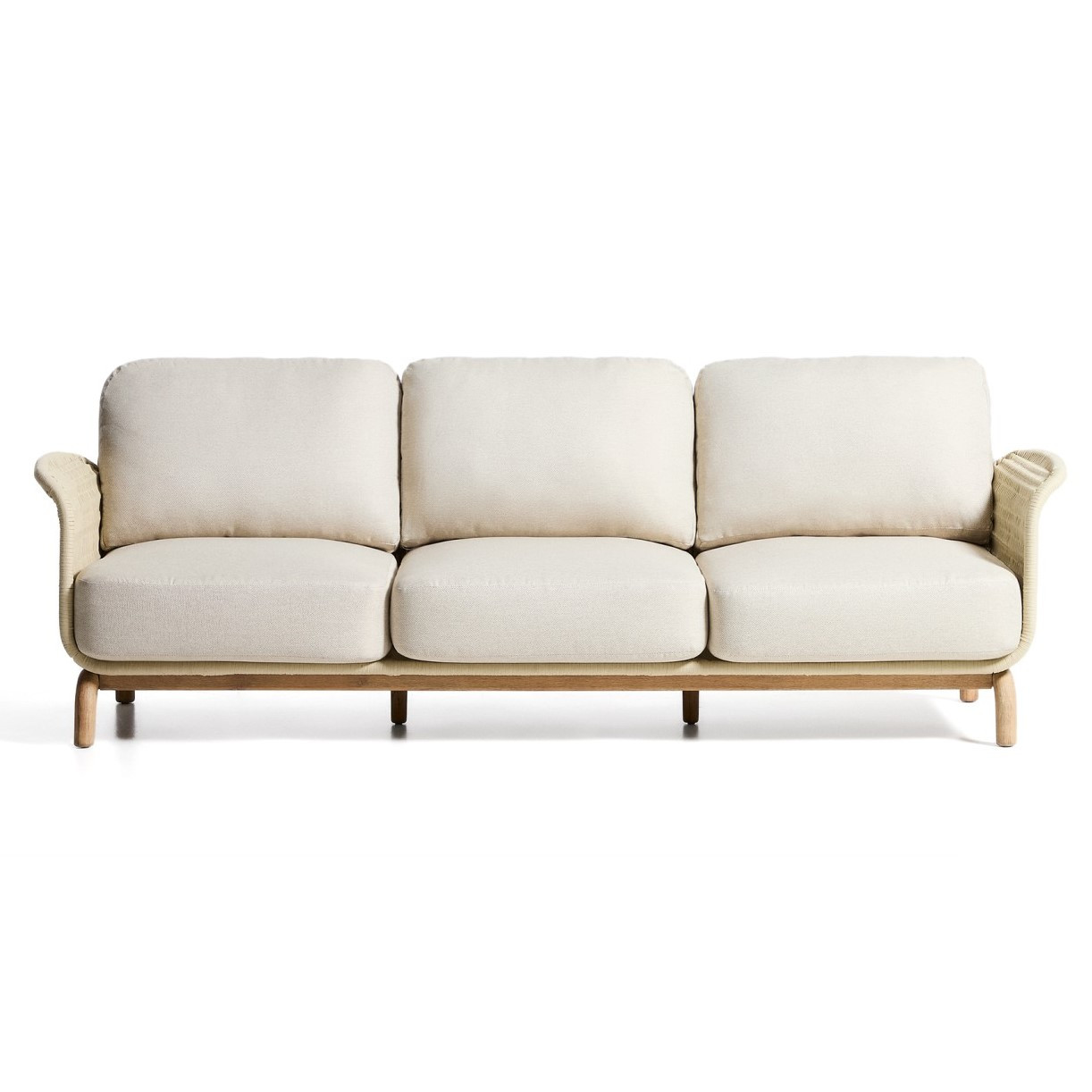 Sofa Ogrodowa Alipa 3-Osobowa Ecru Kave Home