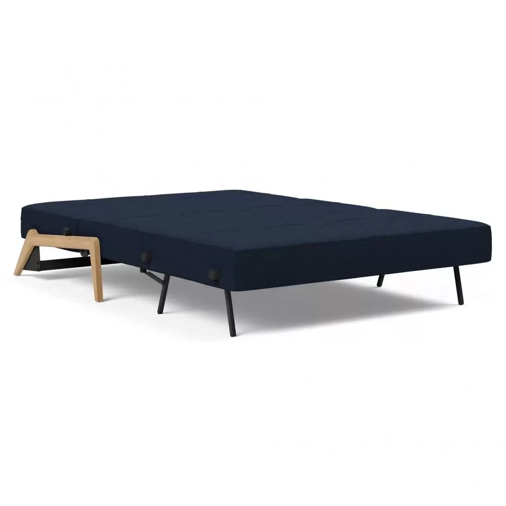 Sofa rozkładana Cubed 140 cm dąb Mixed Dance Blue Innovation