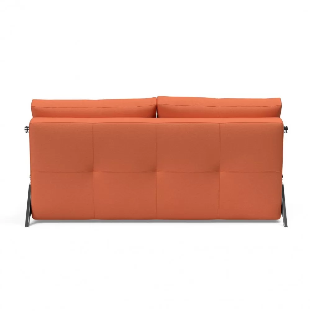 Sofa rozkładana Cubed 160 cm chromowana podstawa Argus Rust Innovation