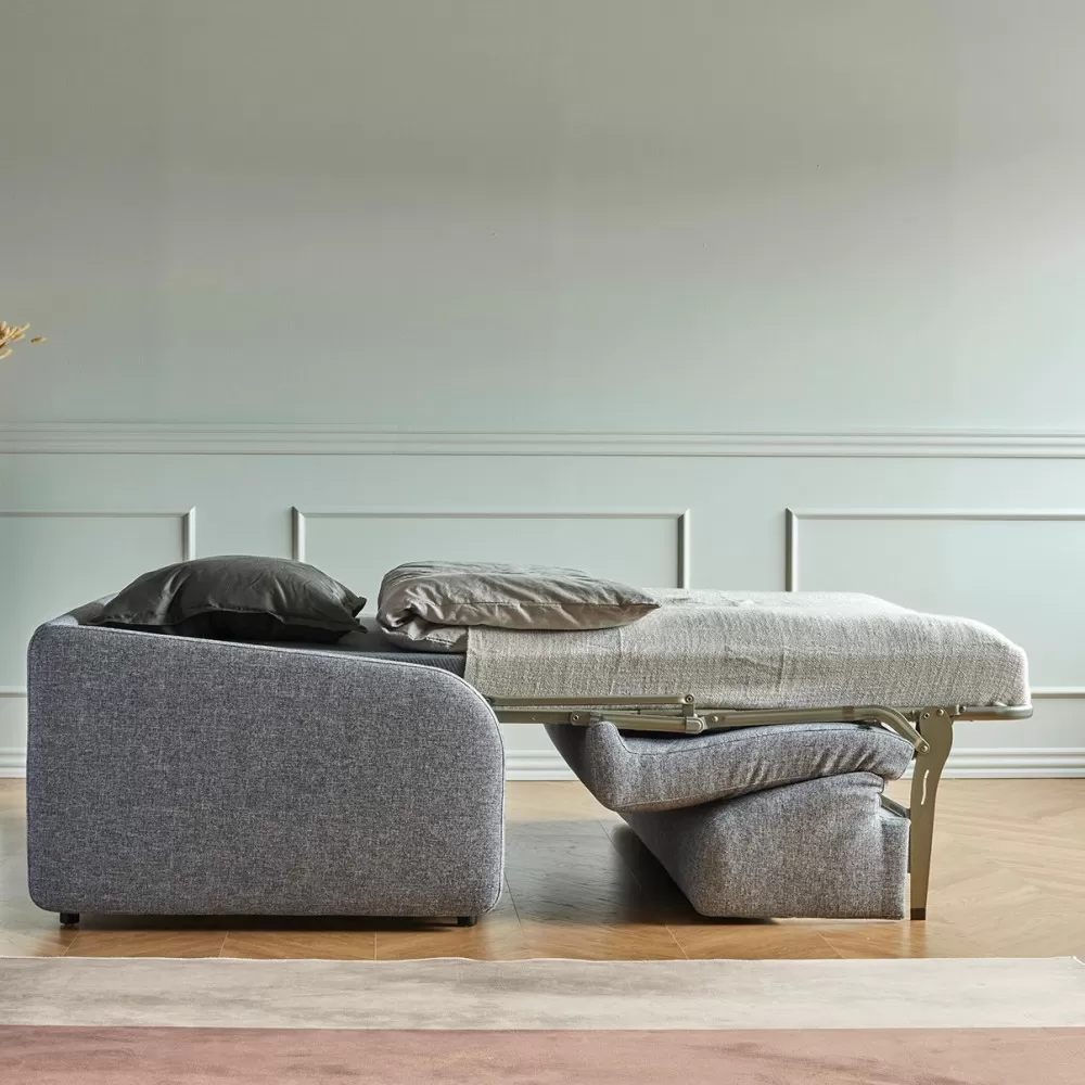 Sofa rozkładana Eivor Spring 140 cm Twist Granite Innovation