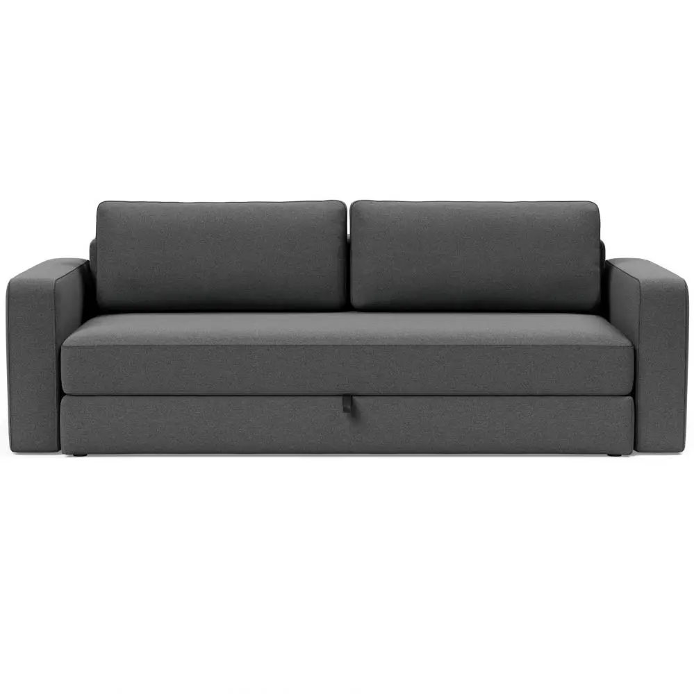 Sofa rozkładana ILB 401 z podłokietnikami Mahoga 852 Seal Grey Innovation