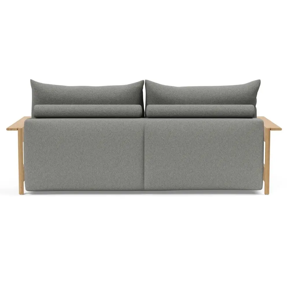 Sofa rozkładana Malloy wood Boucle Ash Grey Innovation