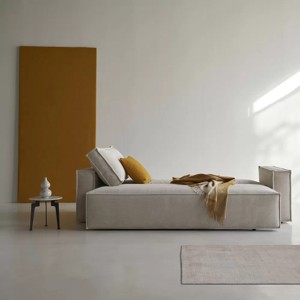 Sofa rozkładana Newilla Corduroy Ivory Innovation