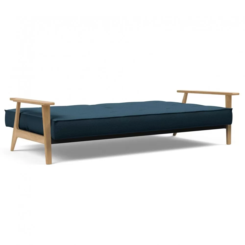 Sofa rozkładana Splitback Frej Dąb naturalny Navy Blue Innovation