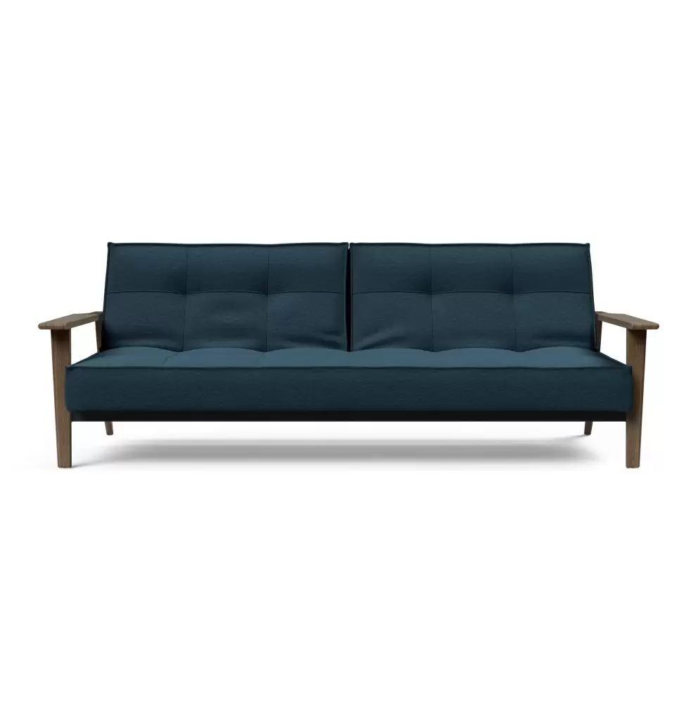 Sofa rozkładana Splitback Frej dąb przydymiony Argus Navy Blue Innovation