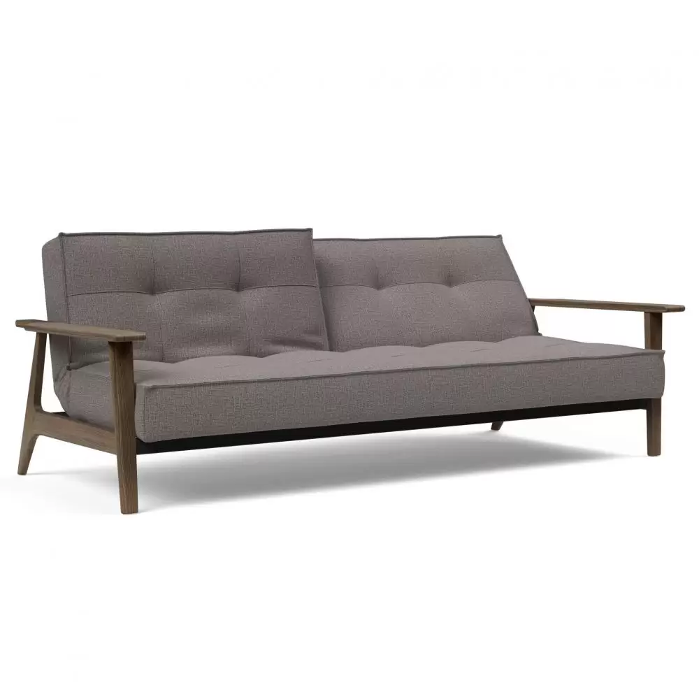 Sofa rozkładana Splitback Frej dąb przydymiony Mixed Dance Grey Innovation