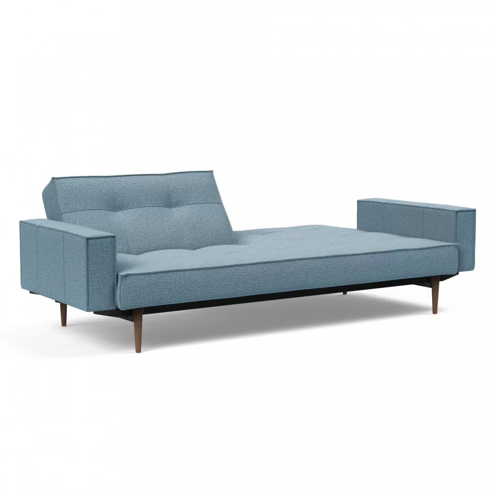 Sofa rozkładana Splitback z podłokietnikami Light Blue Innovation