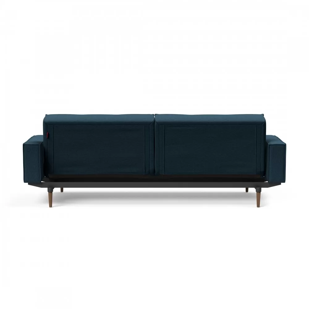 Sofa rozkładana Splitback z podłokietnikami Navy Blue Innovation