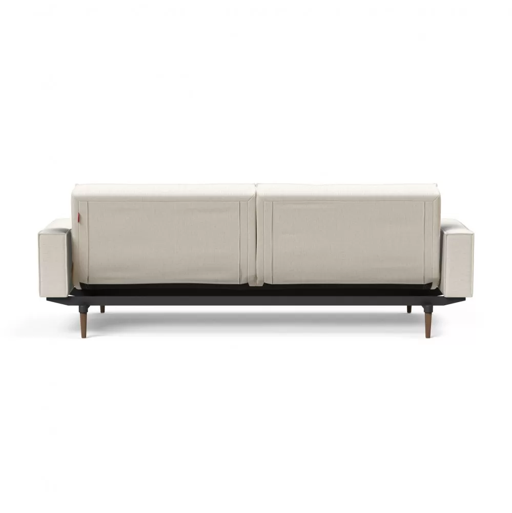 Sofa rozkładana Splitback z podłokietnikami Off-White Innovation