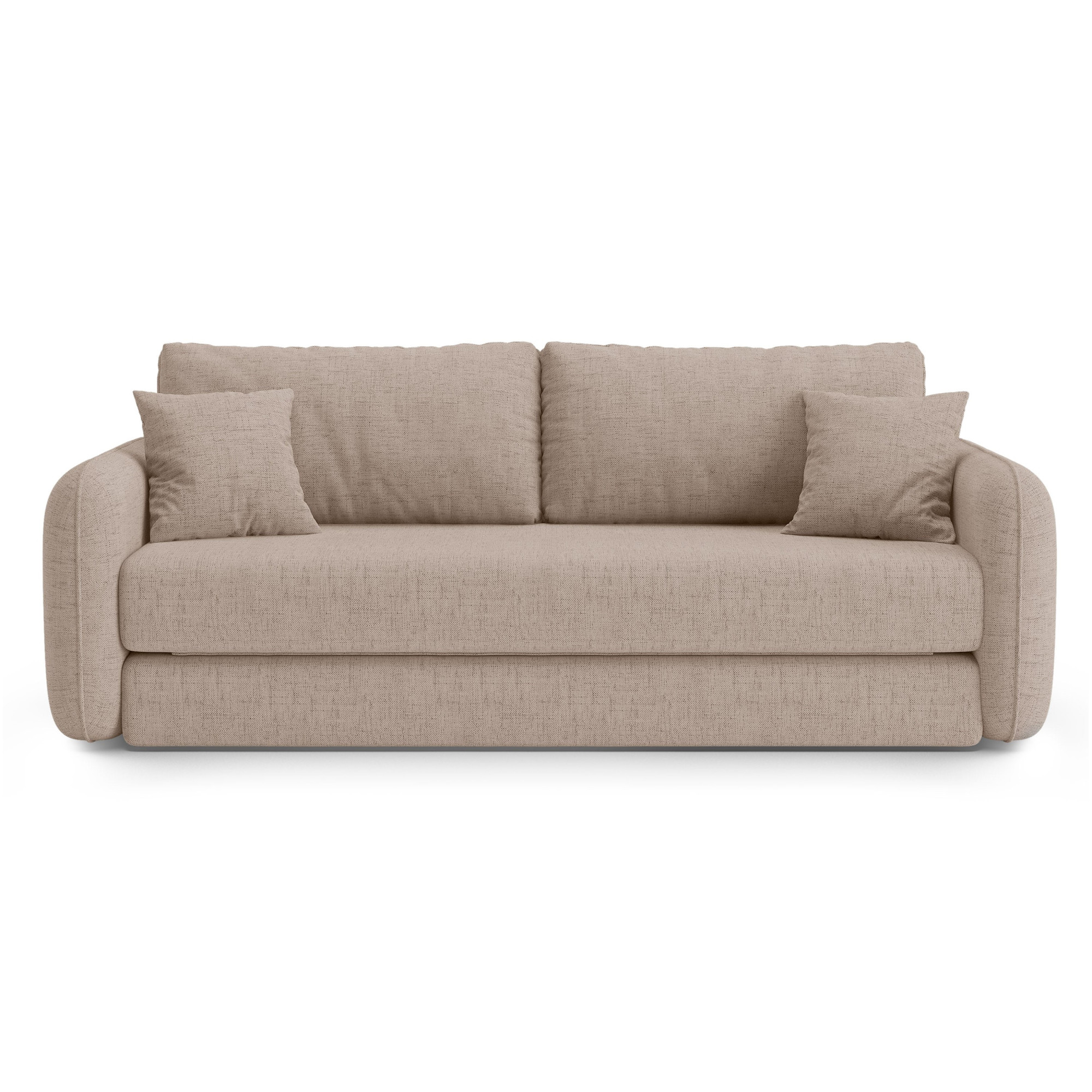 Sofa Z Funkcją Spania Dormi Jasnobrązowa Micadoni