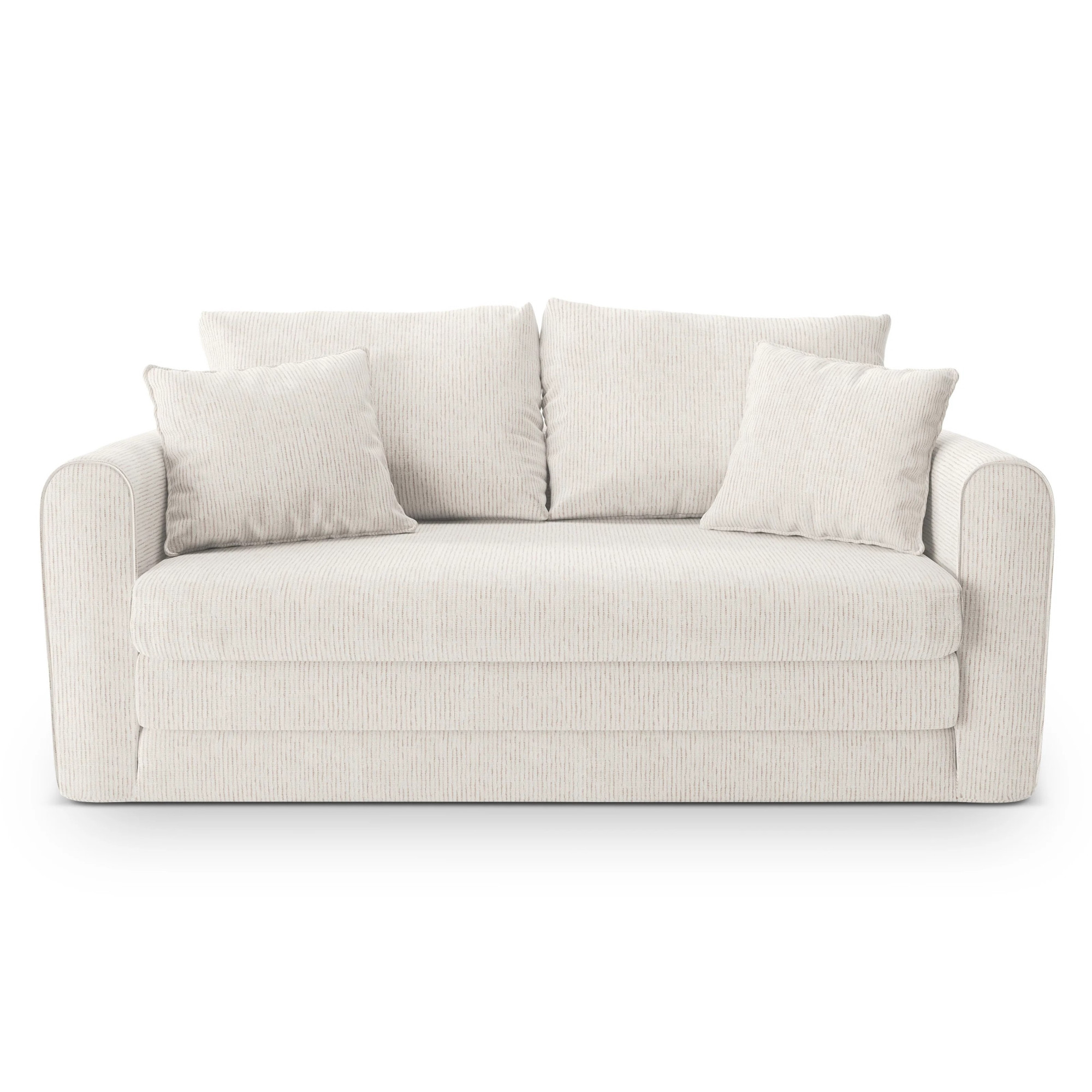 Sofa Z Funkcją Spania Lido Jasnobeżowa Micadoni