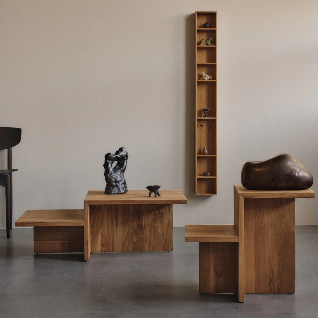 Stolik Pomocniczy Distinct Dębowy Ferm Living