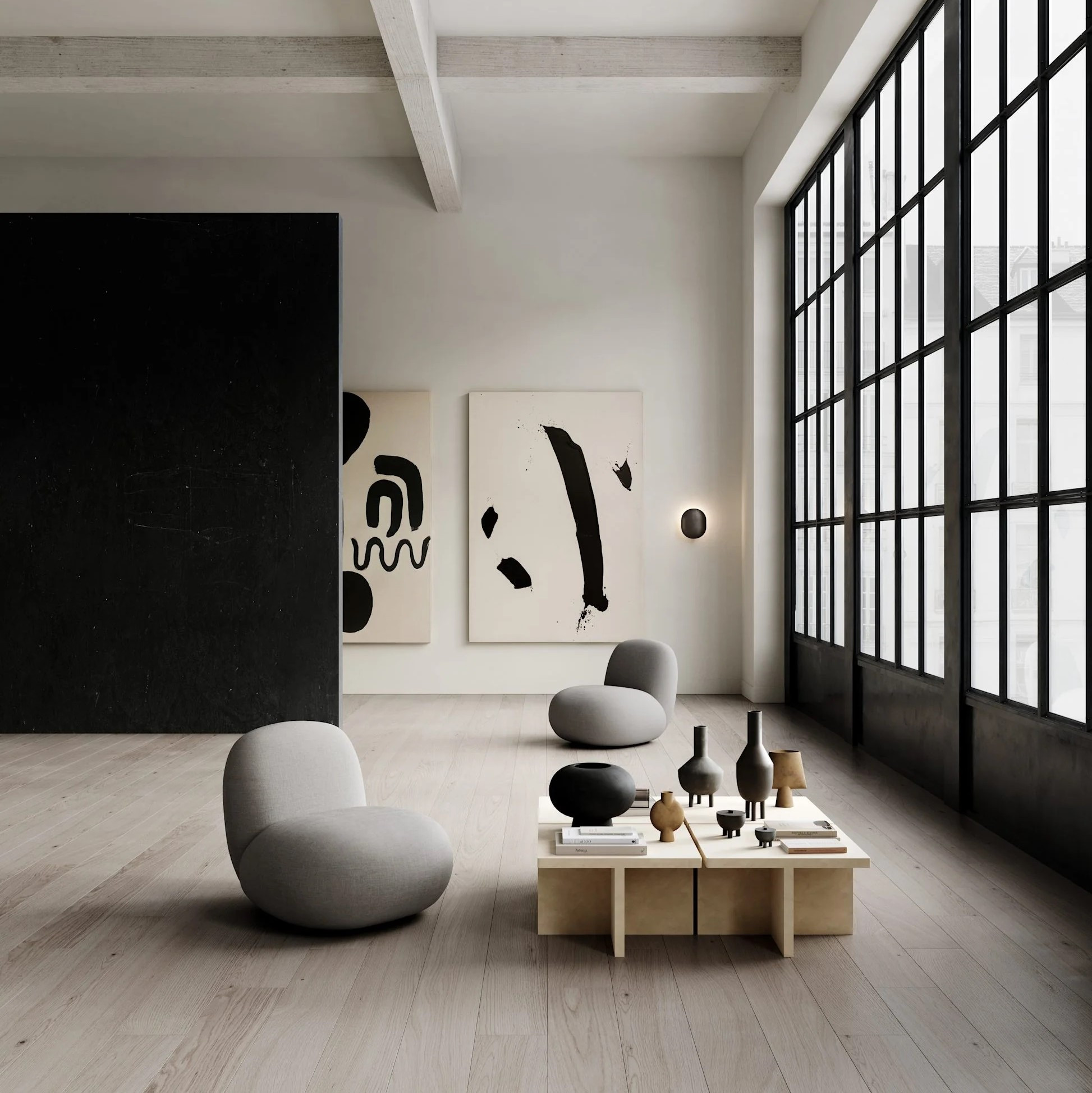 Stolik Kawowy Brutus Piaskowy 101 Copenhagen