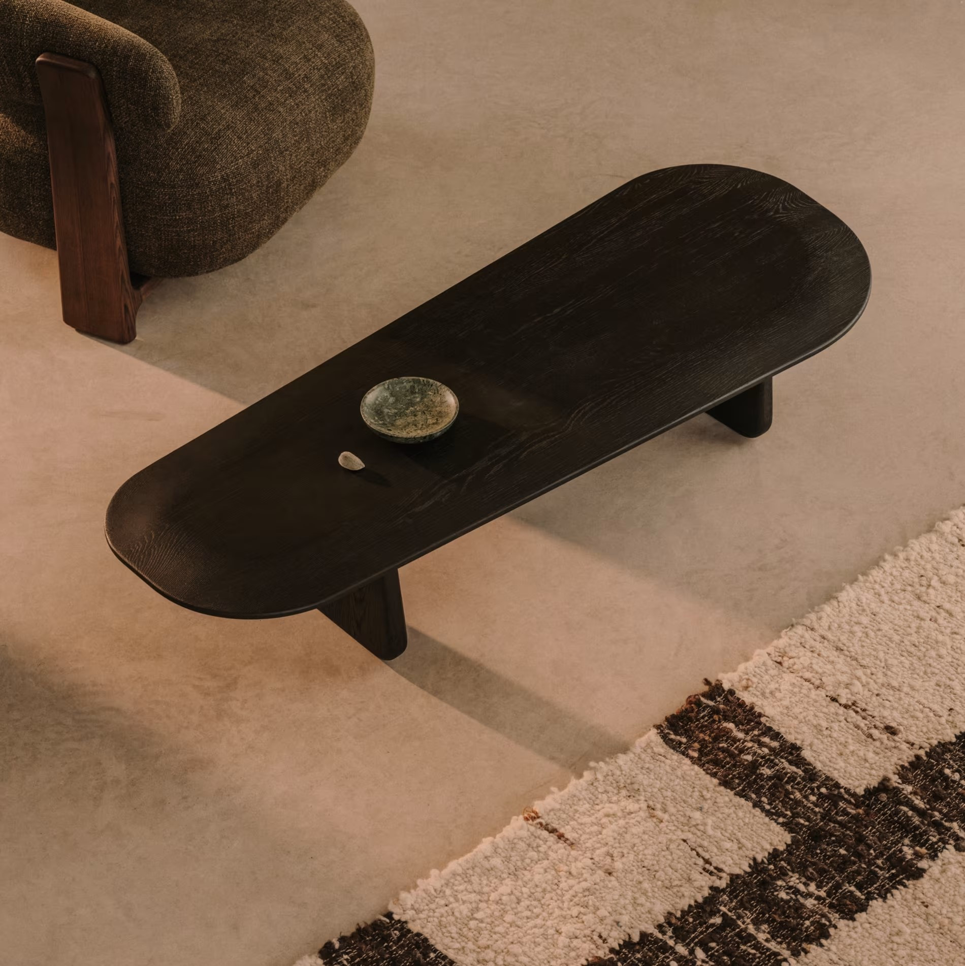 Stolik Kawowy Pirita Czarny Kave Home