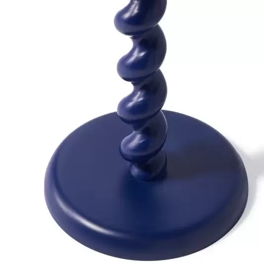 Stolik okazjonalny Twister ciemnoniebieski Pols Potten