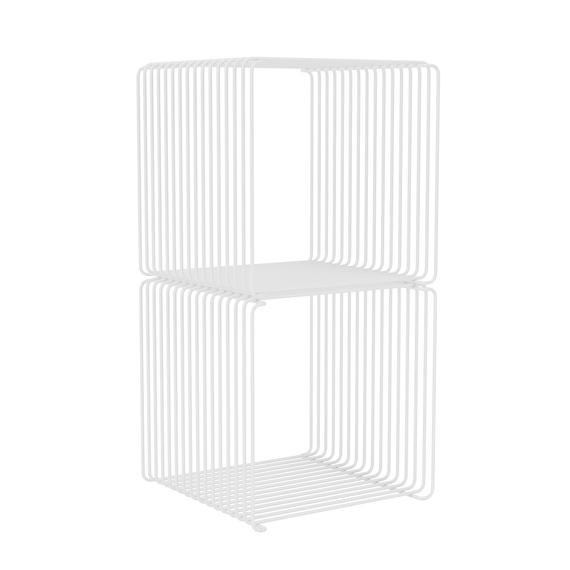 System Modułowy Panton Wire 2 Moduły 34,8 × 34,8 × 34,8 Cm Biały Montana
