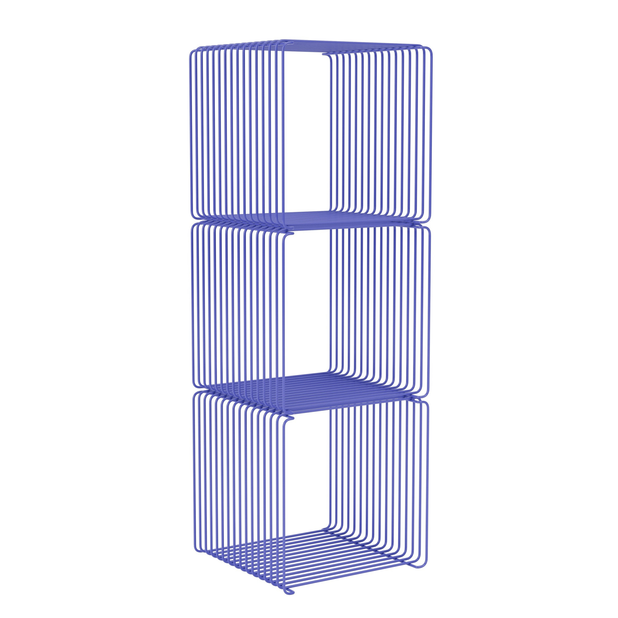 System Modułowy Panton Wire 3 Moduły 34,8 × 34,8 × 34,8 Cm Niebieski Montana