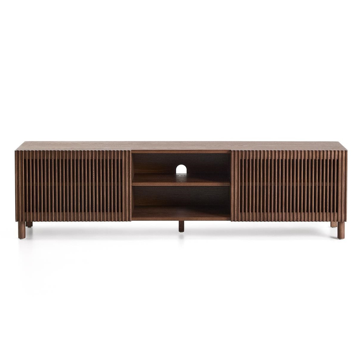 Szafka Pod Telewizor Beyla Brązowa Kave Home