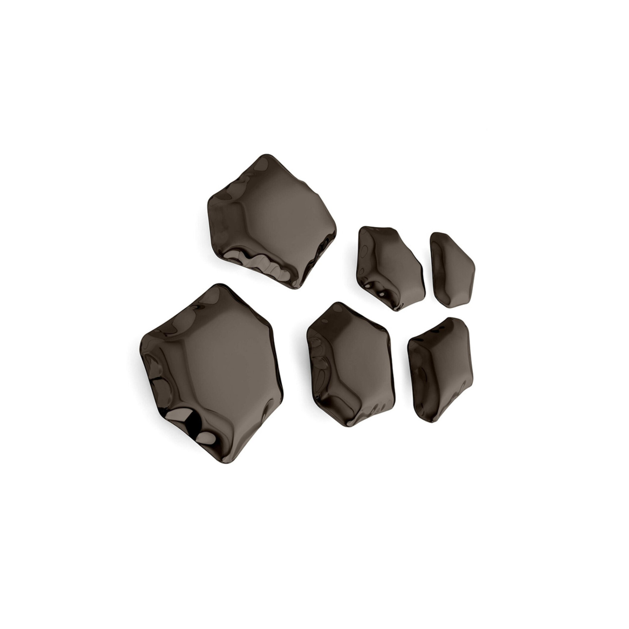 Wieszaki Kamyki True Mocha 6 Szt. Zieta