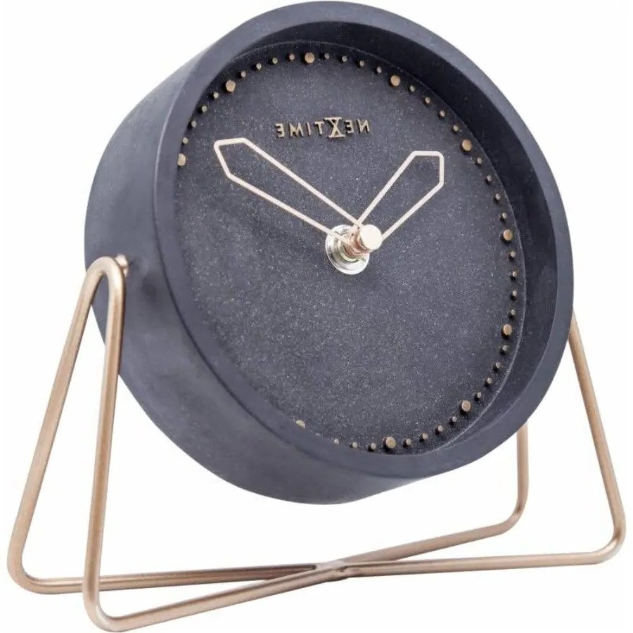 Zegar Stołowy Cross Czarny Nextime 