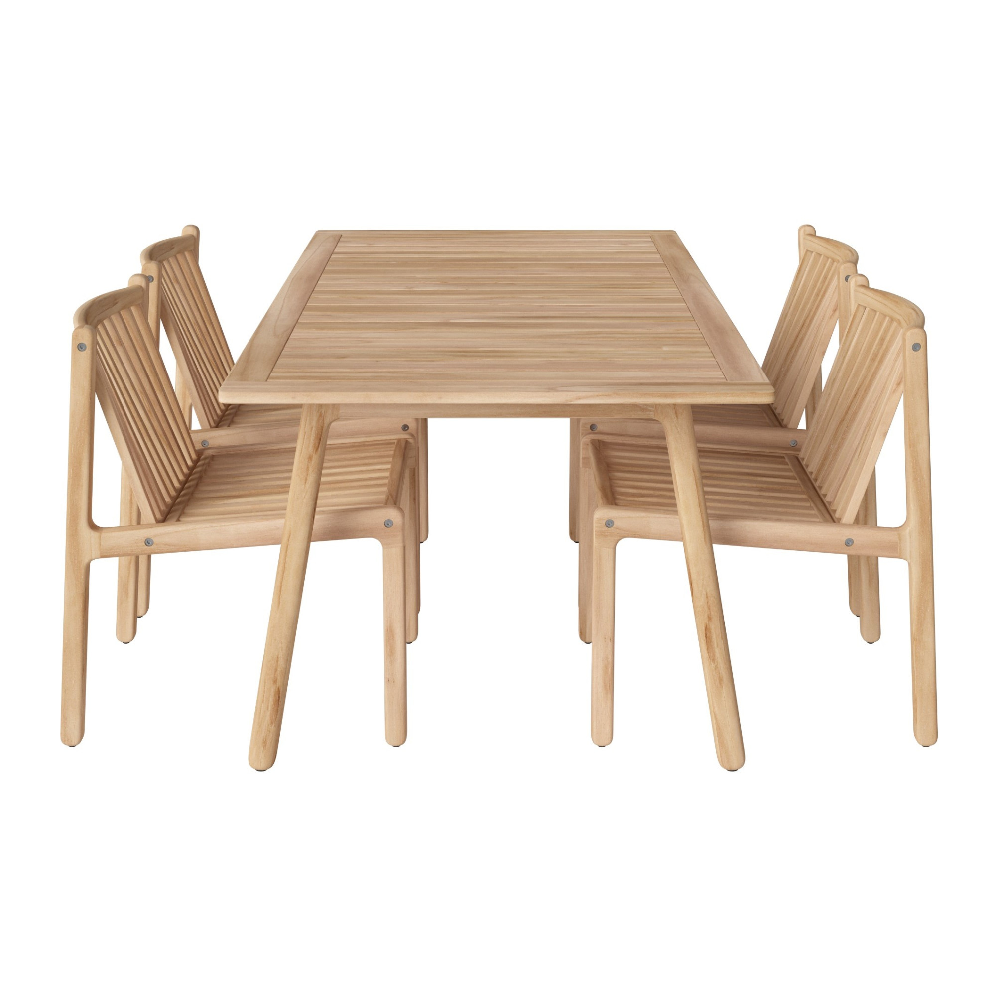 Zestaw Ogrodowy Patio Stół 160 Cm + 4 Krzesła Bolia