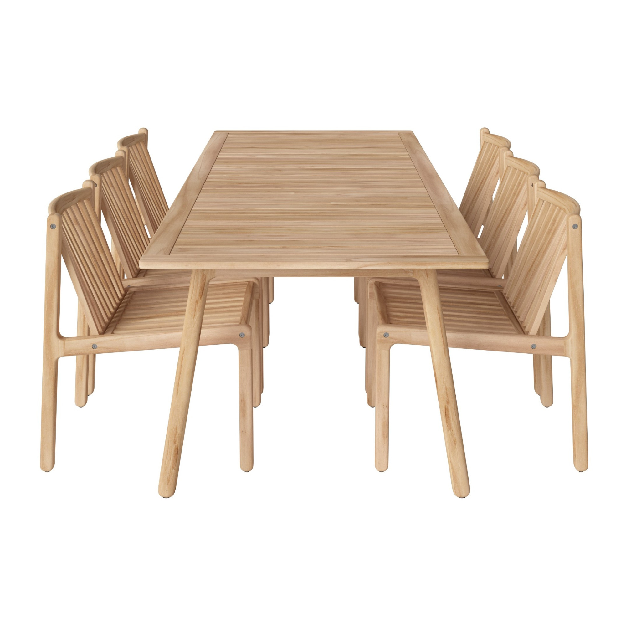 Zestaw Ogrodowy Patio Stół 220 Cm + 6 Krzeseł Bolia