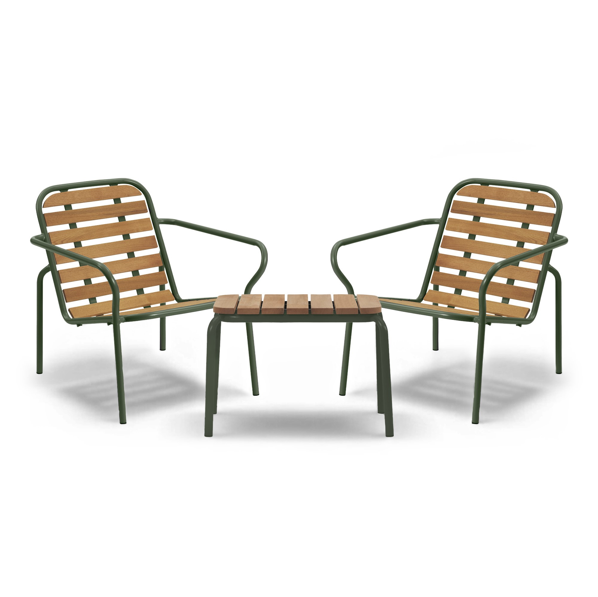 Zestaw Ogrodowy Vig Stolik + 2 Fotele Normann Copenhagen