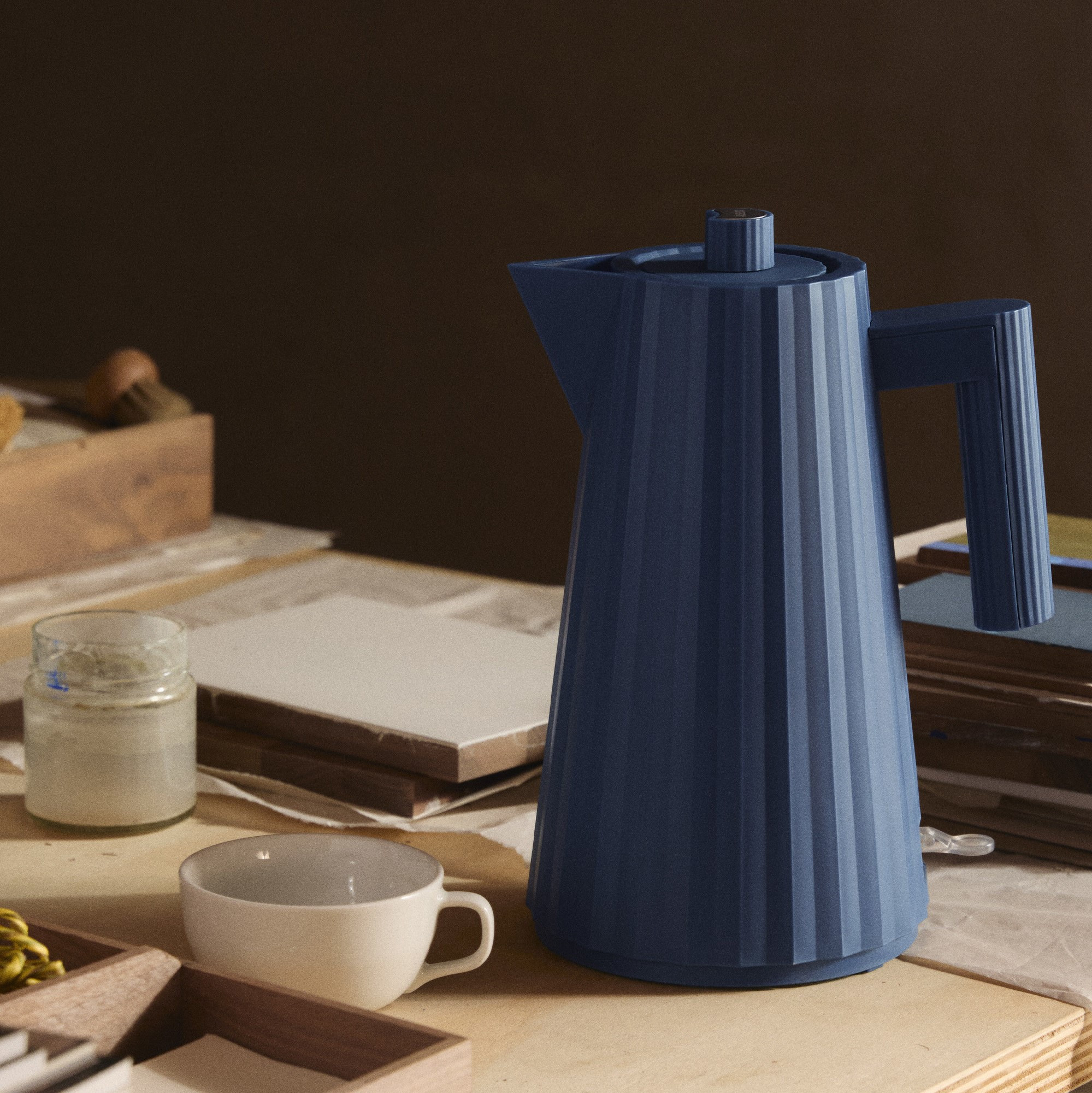 Czajnik Elektryczny Plisse 1,7L Niebieski Alessi