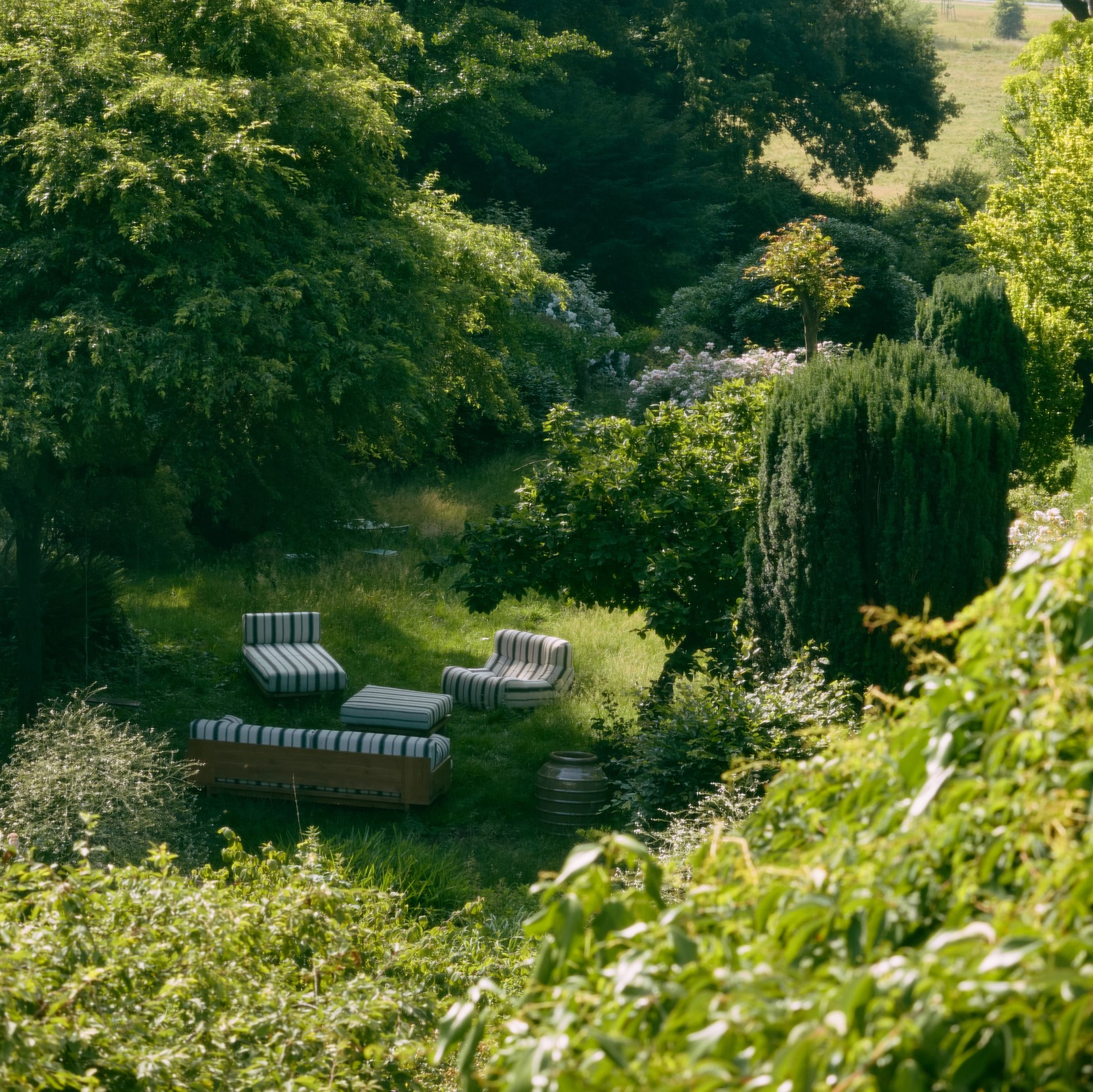 Fotel Ogrodowy Lazy Chalkstripe Hkliving