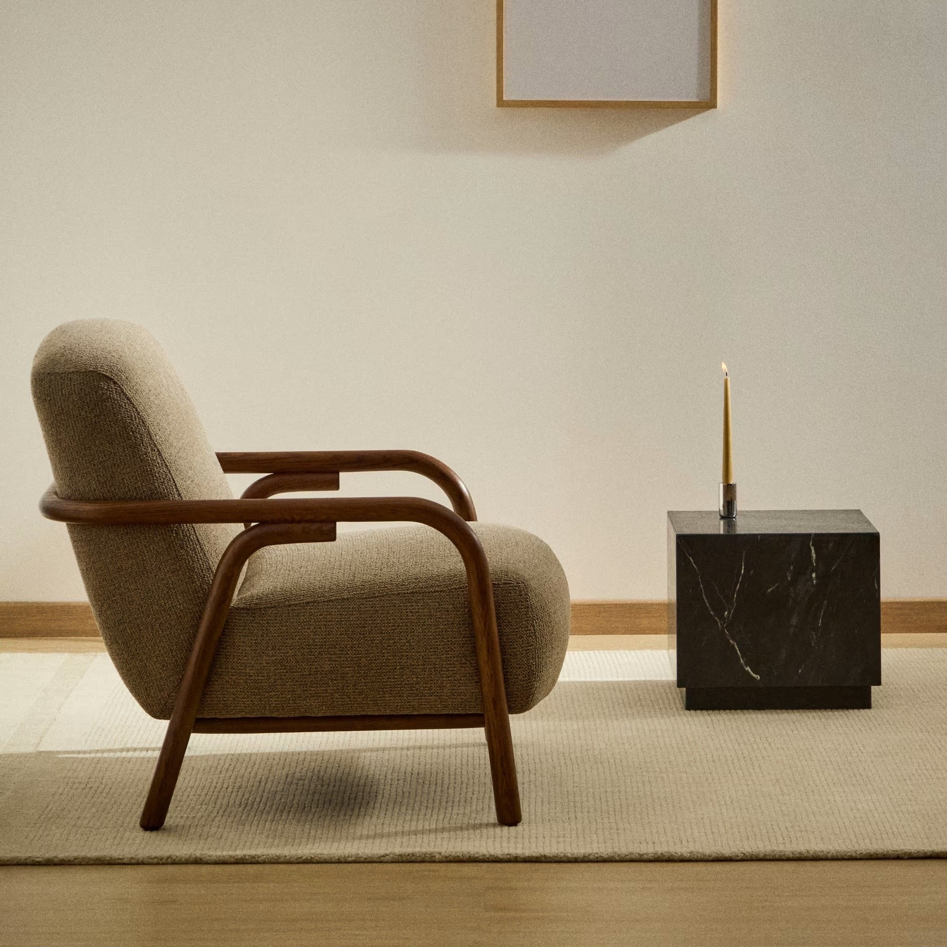 Fotel Sylo Taupe Kave Home