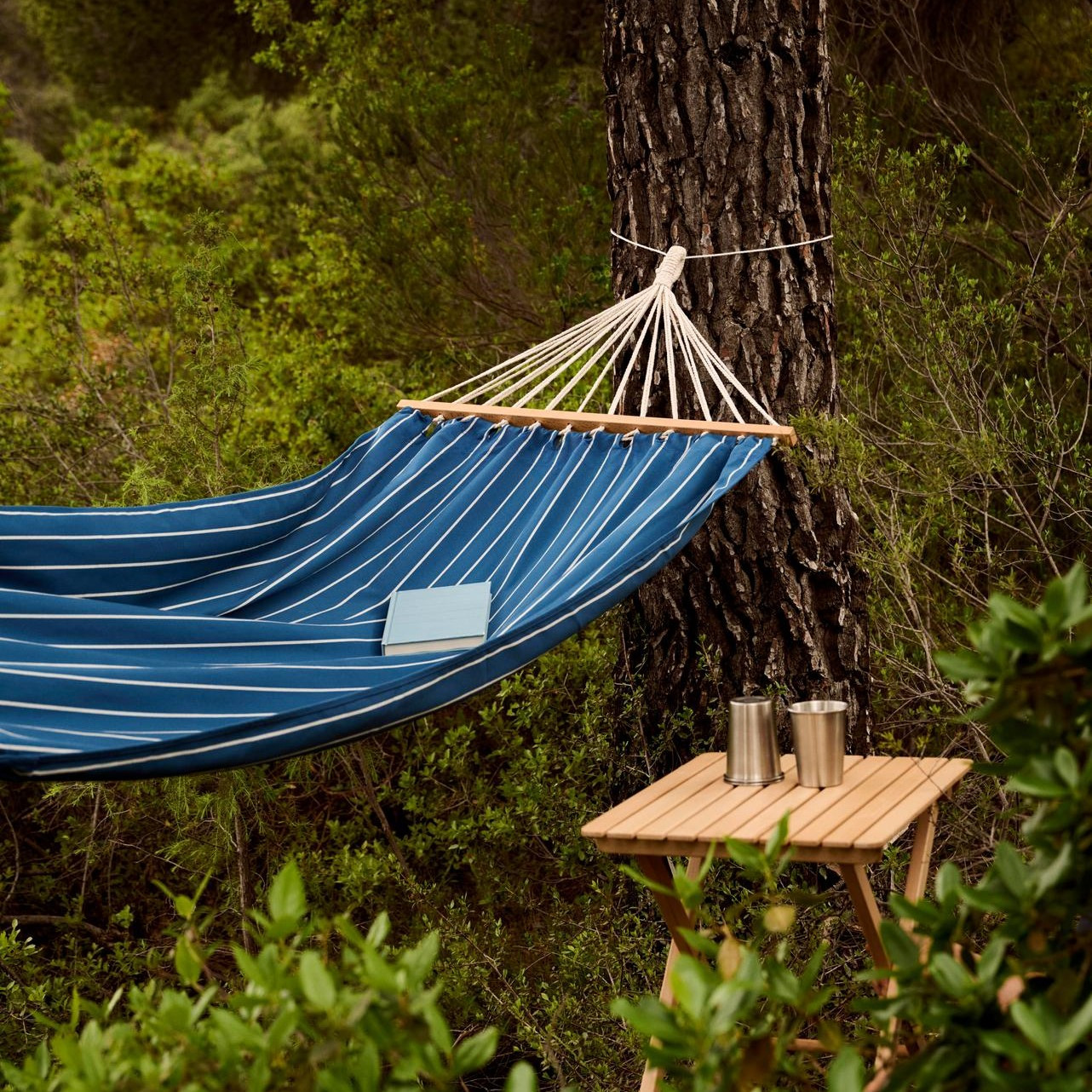 Hamak Ogrodowy Outdoor Market Niebieski Hay