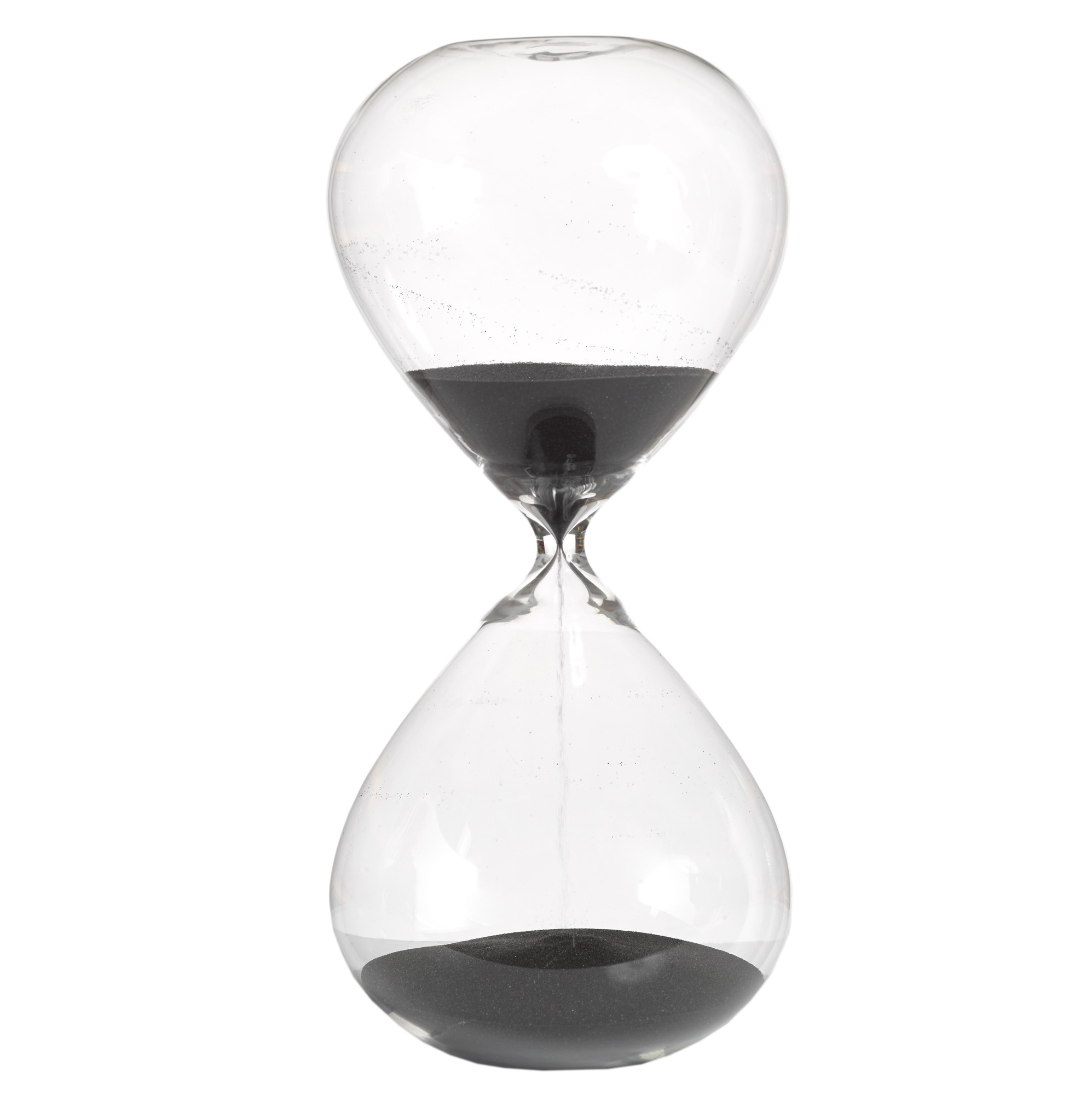 Klepsydra Sandglass Ball L Czarna Pols Potten