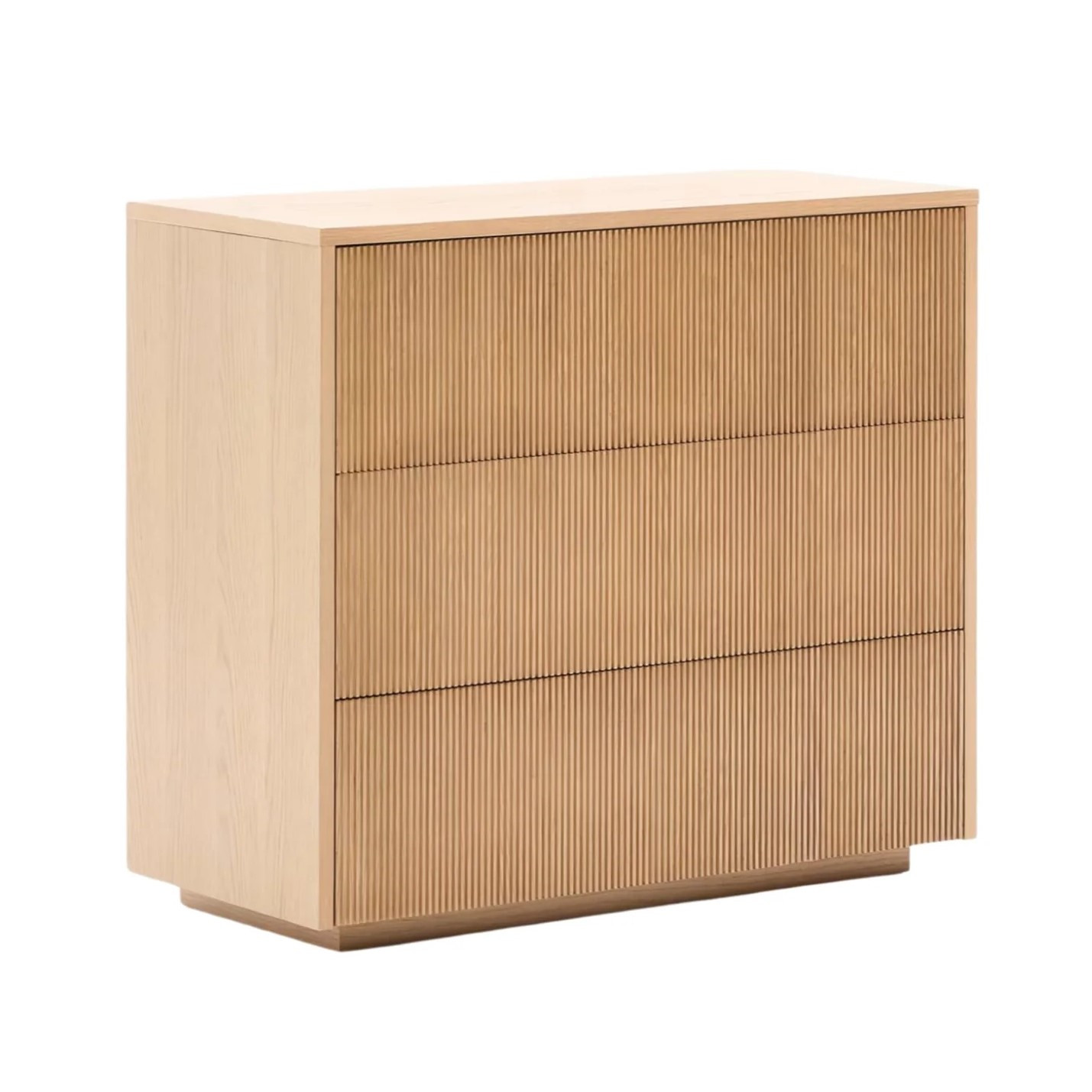 Komoda Helvine Z 3 Szufladami Dębowa Kave Home