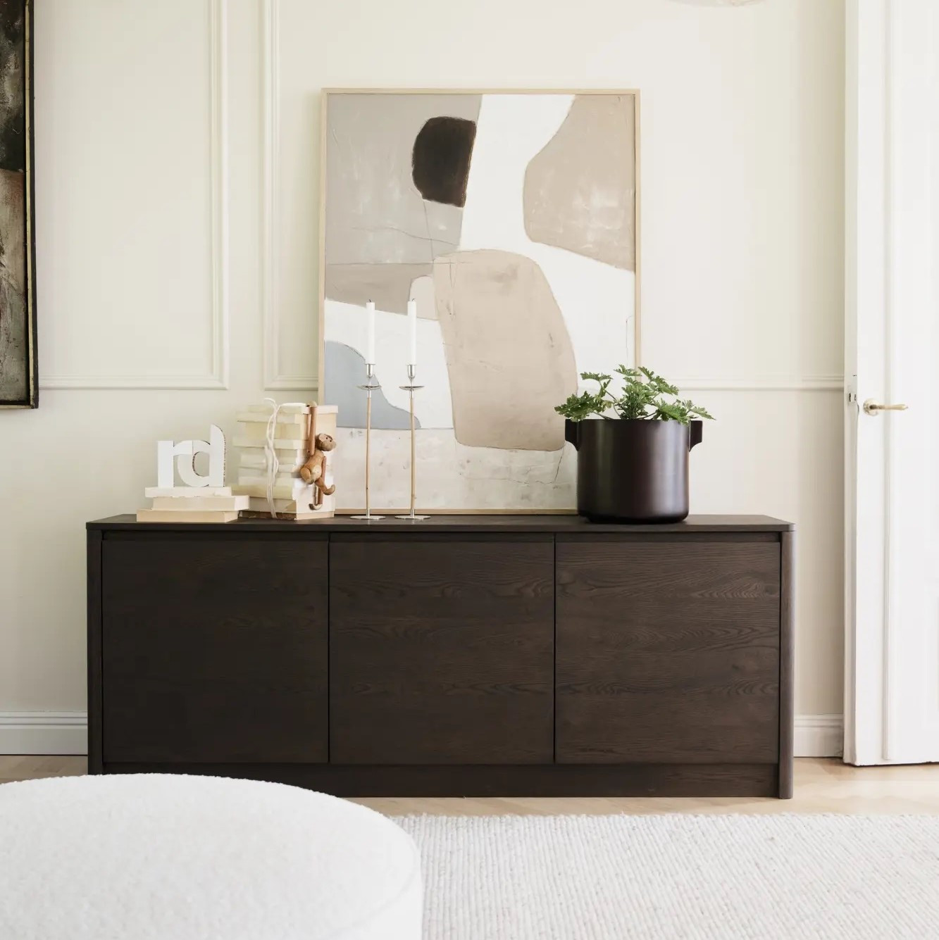 Komoda Melstone Brązowa Rowico