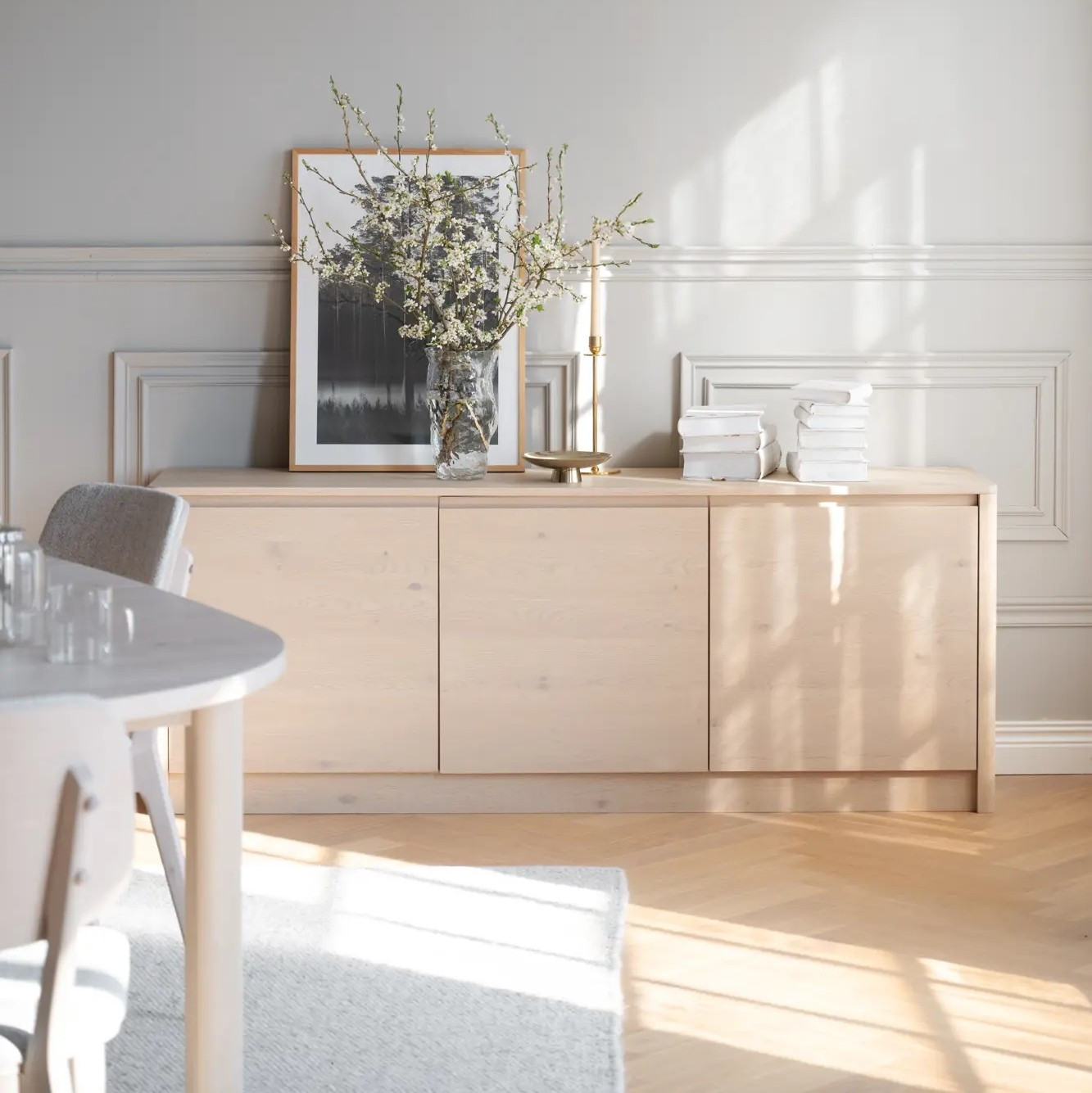 Komoda Melstone Dąb Bielony Rowico