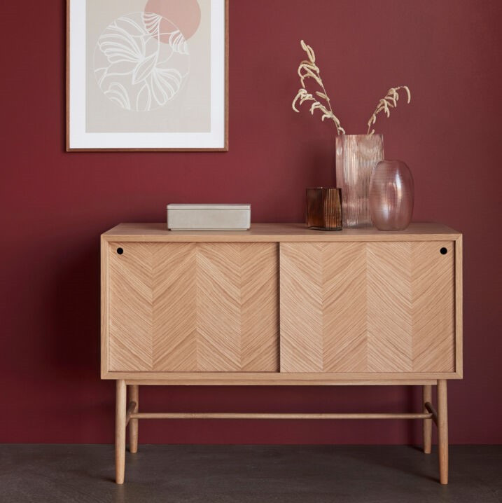 Komoda Dębowa 100 Cm Hubsch