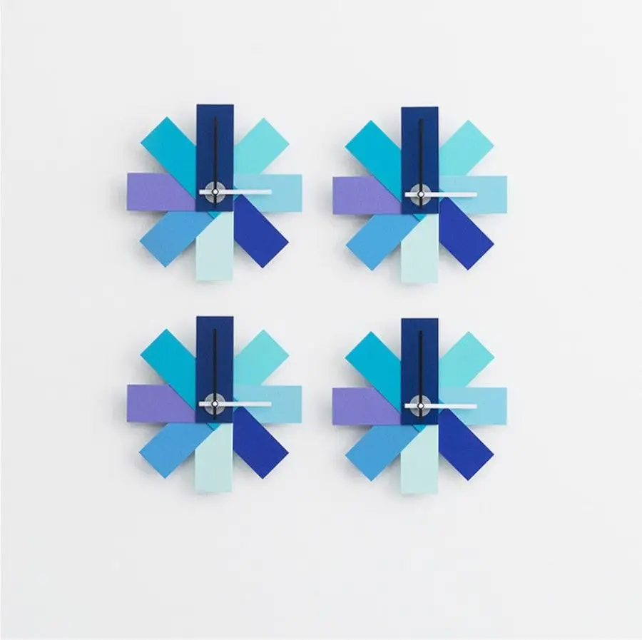 Zegar Ścienny Watch Me Niebieski Normann Copenhagen