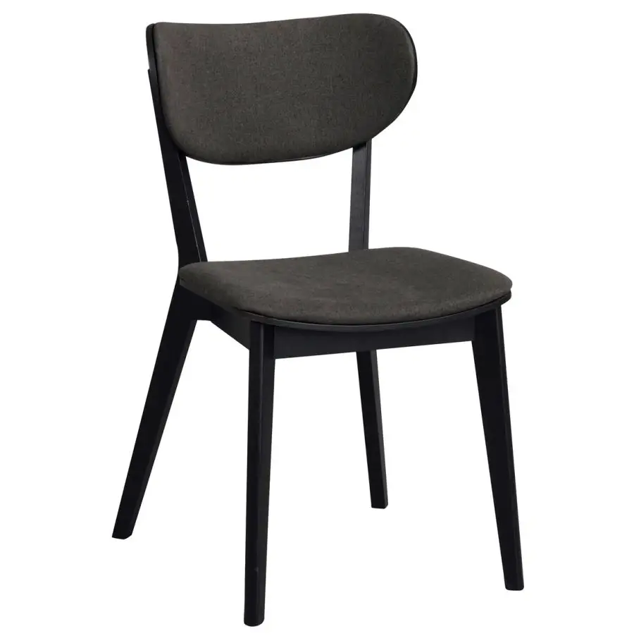 Krzesło closter dąb czarny-szare