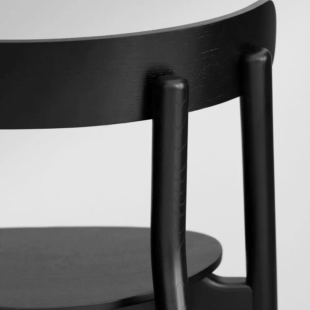 Krzesło Oaki czarny dąb Northern