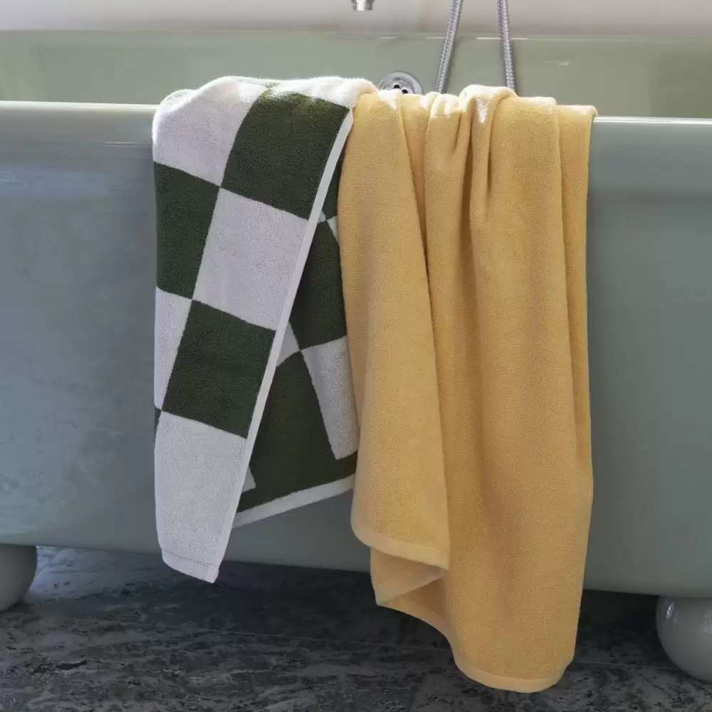 Ręcznik łazienkowy Check różowy Hay