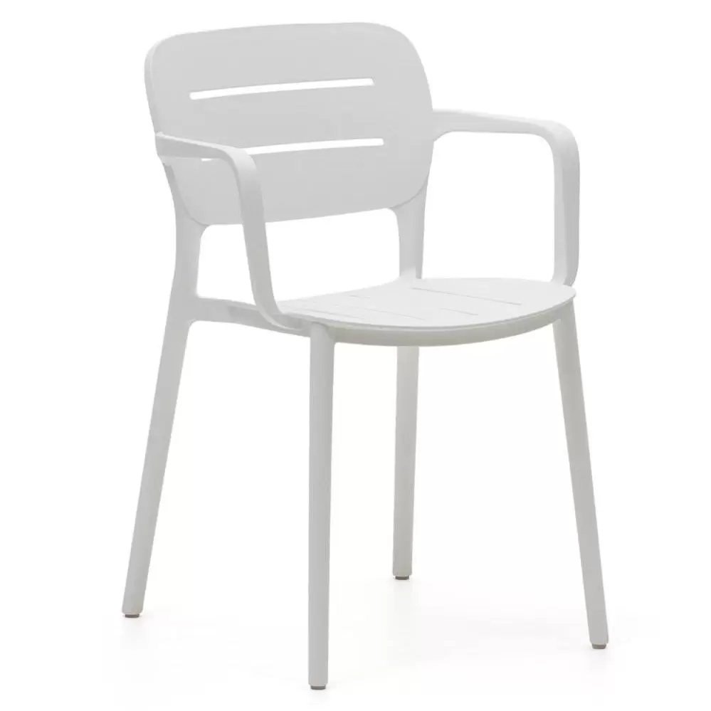 Krzesło ogrodowe Darsi białe