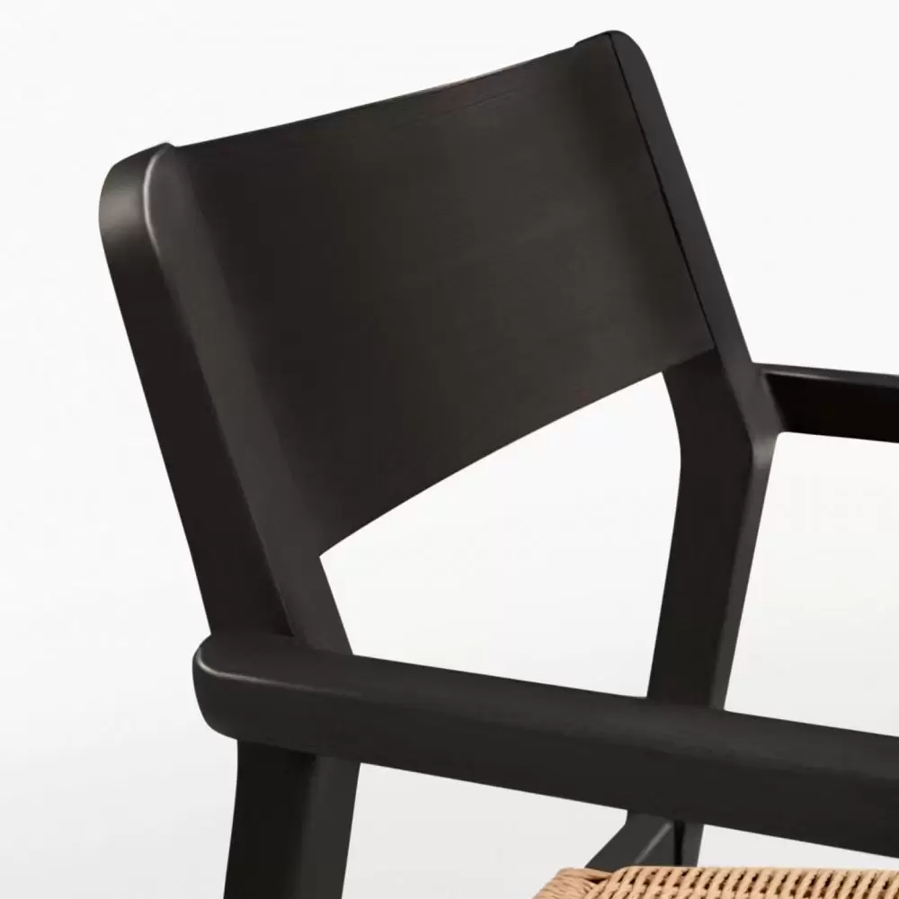 Krzesło ogrodowe Somero czarne