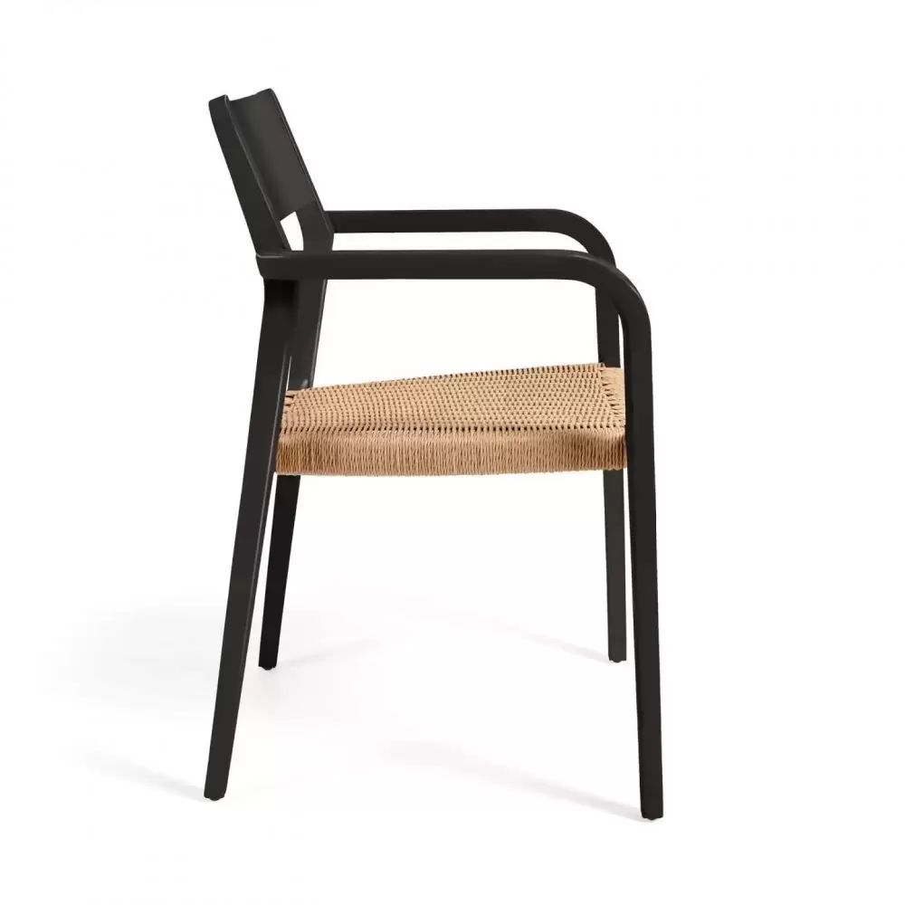 Krzesło ogrodowe Somero czarne