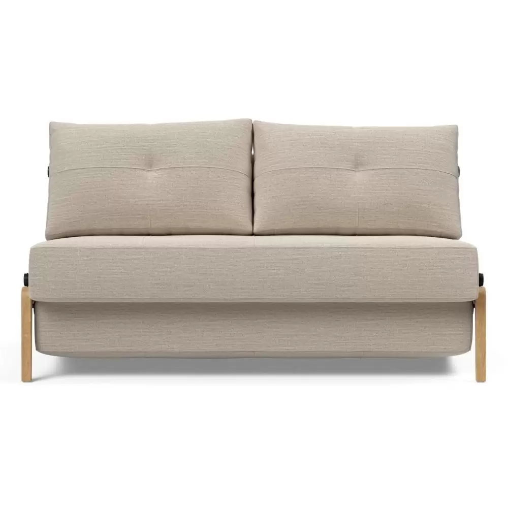 Sofa rozkładana Cubed 160 cm dąb Blida Sand Grey Innovation