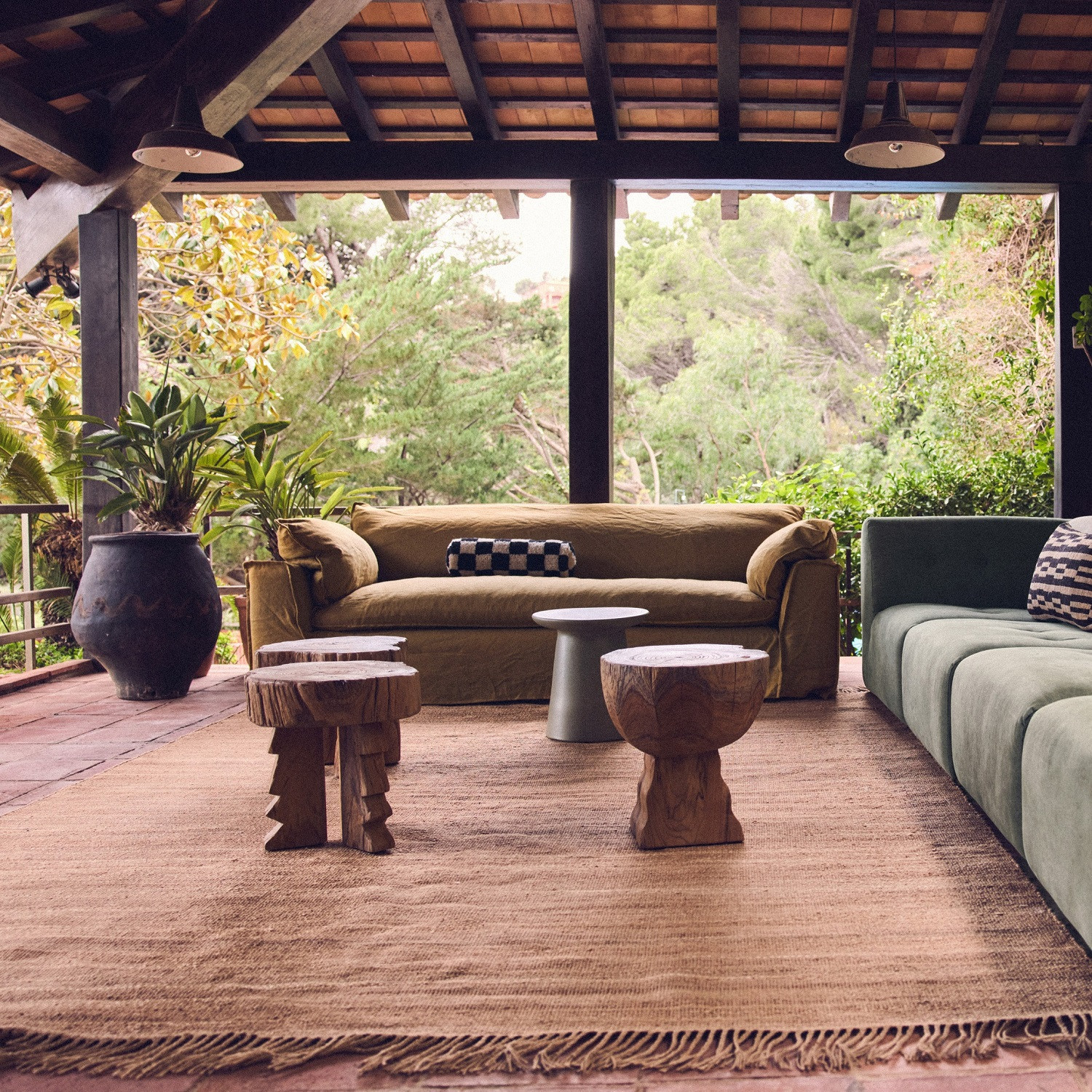 Sofa Nomad 204 Cm Linen Burnt Ochre Hkliving