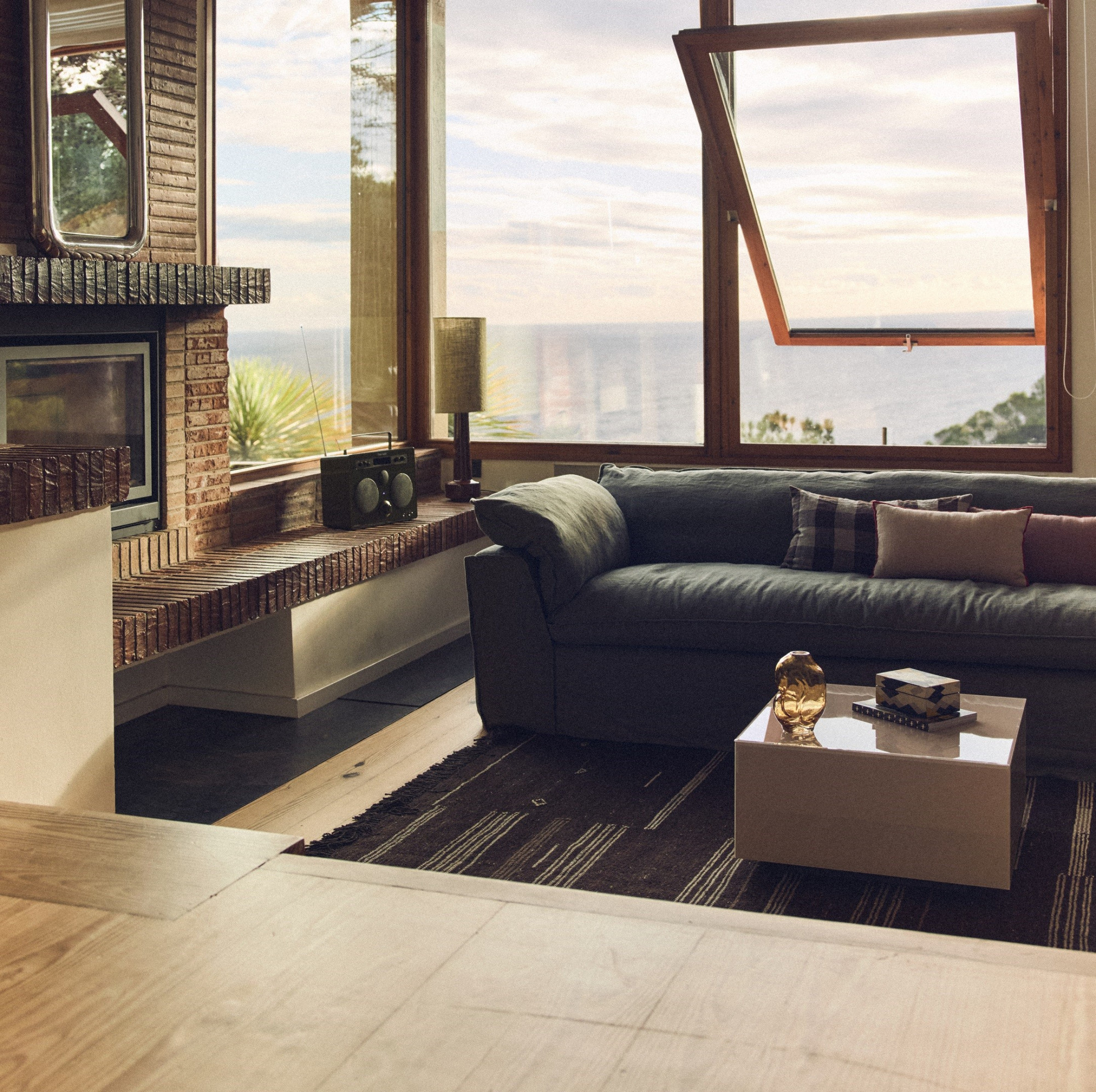 Sofa Nomad 244 Cm Linen Army Green Hkliving